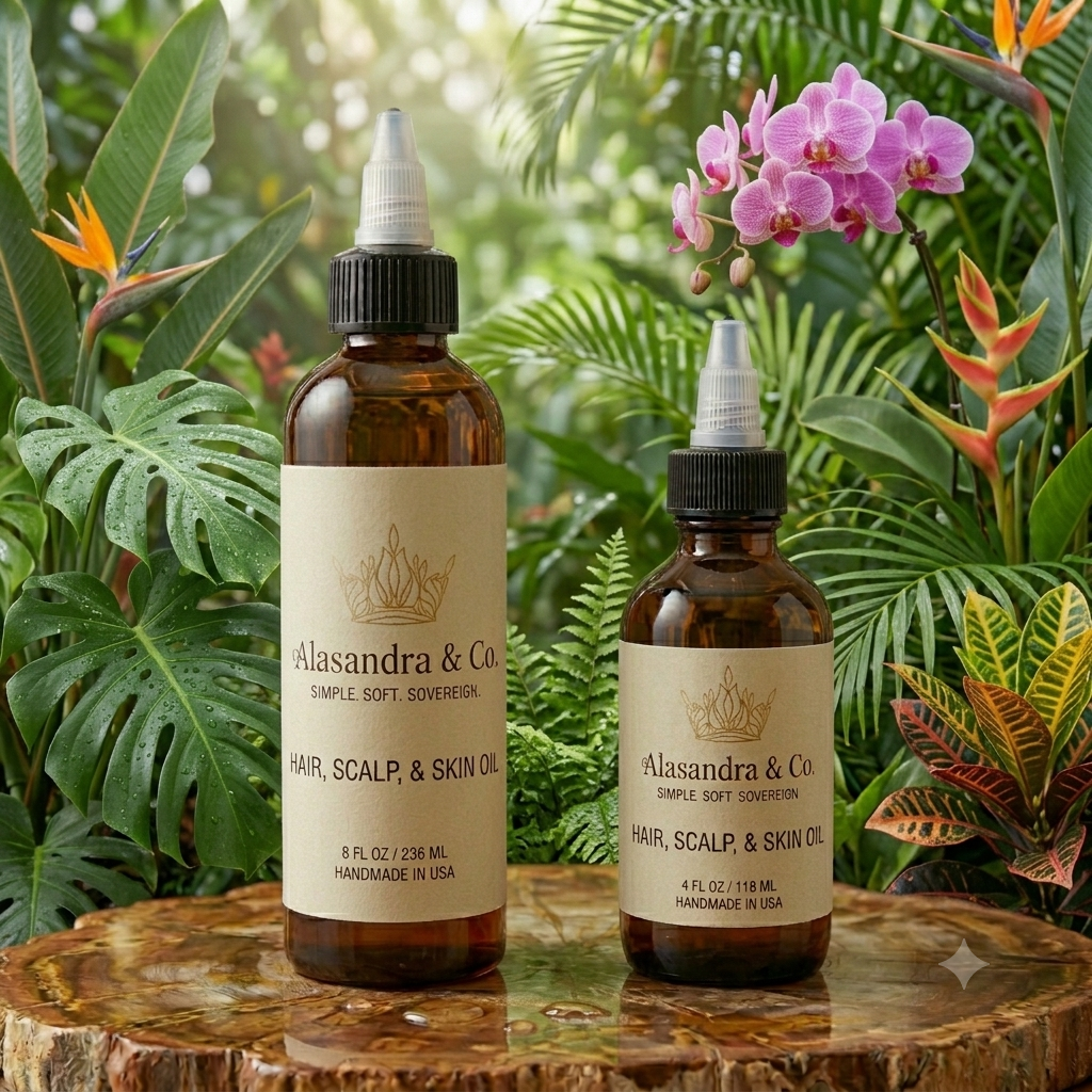Nourish & Glow Oil - Hair, Scalp, & Skin