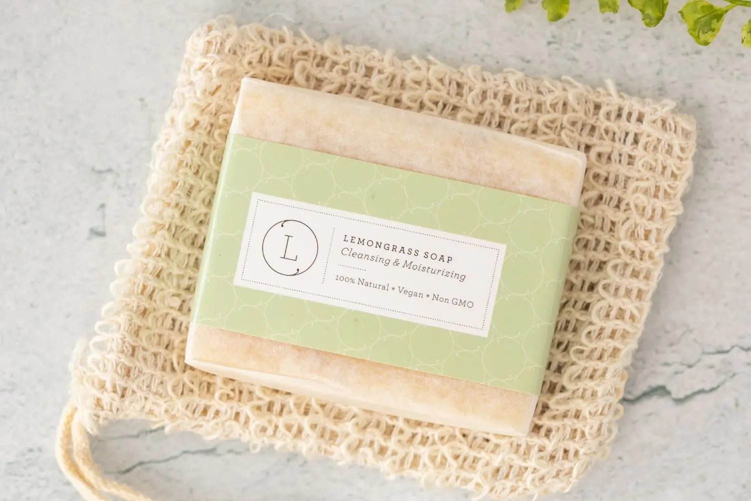 Lemongrass Natural Soap Bar, Handmade Body Soap Gift - Alasandra & Co., LLC